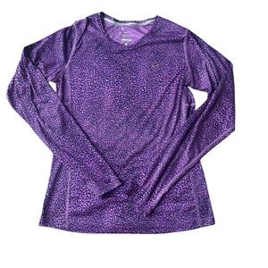 Purple Nike Dri-Fit Athletic Long Sleeve Top Women’s Small Running Workout